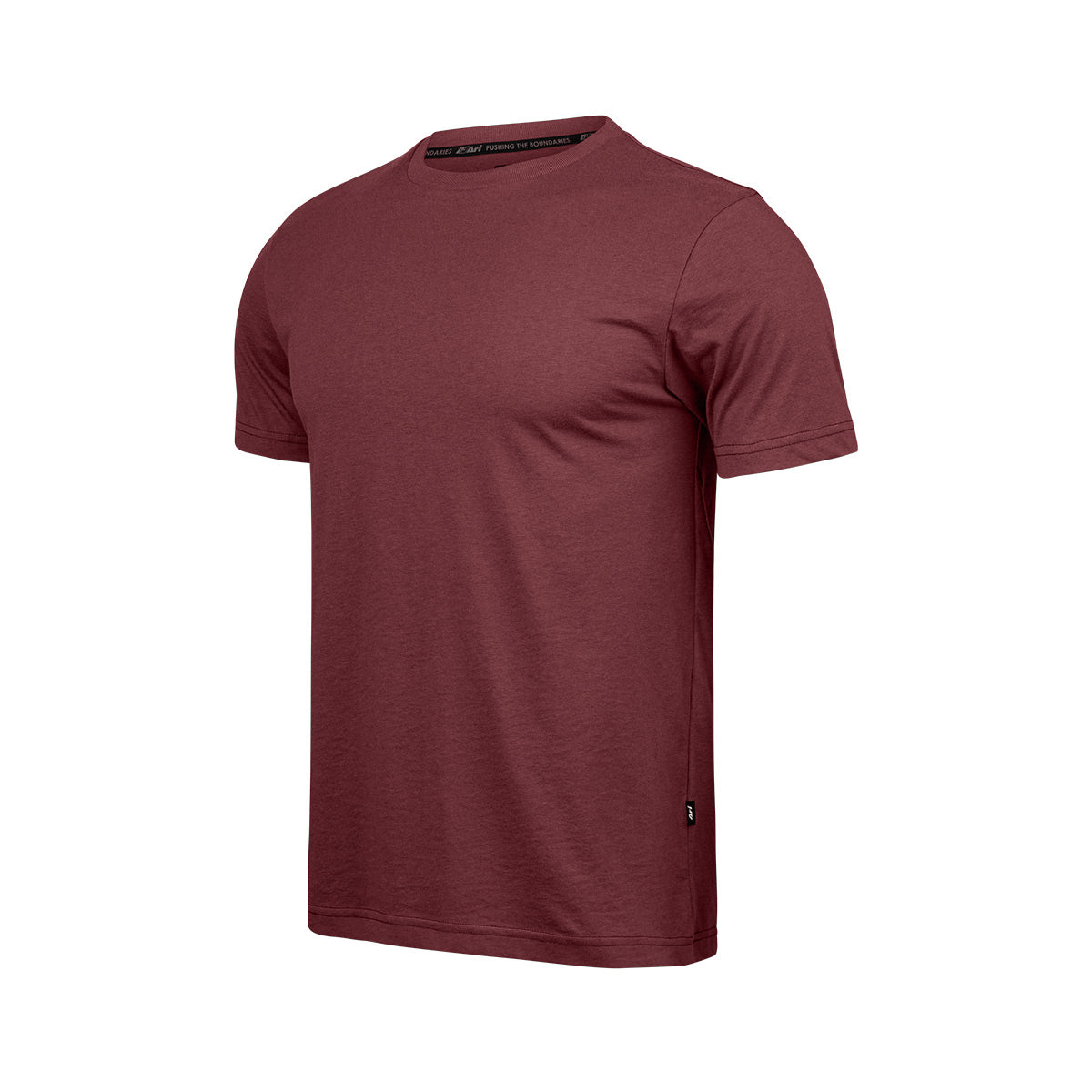 ARI EASY LIFESTYLE TEE - MAROON/MAROON/BLACK