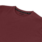 ARI EASY LIFESTYLE TEE - MAROON/MAROON/BLACK