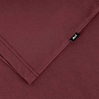 ARI EASY LIFESTYLE TEE - MAROON/MAROON/BLACK