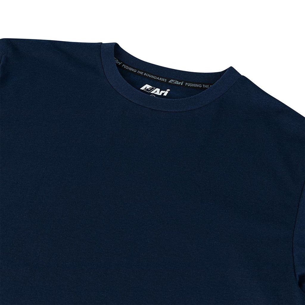 ARI EASY LIFESTYLE TEE - NAVY/NAVY/WHITE