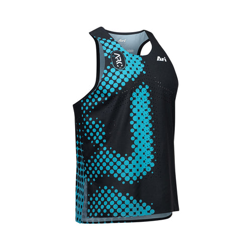 Ari Elite Arc Ultralight Running Tank Black Blue Silver