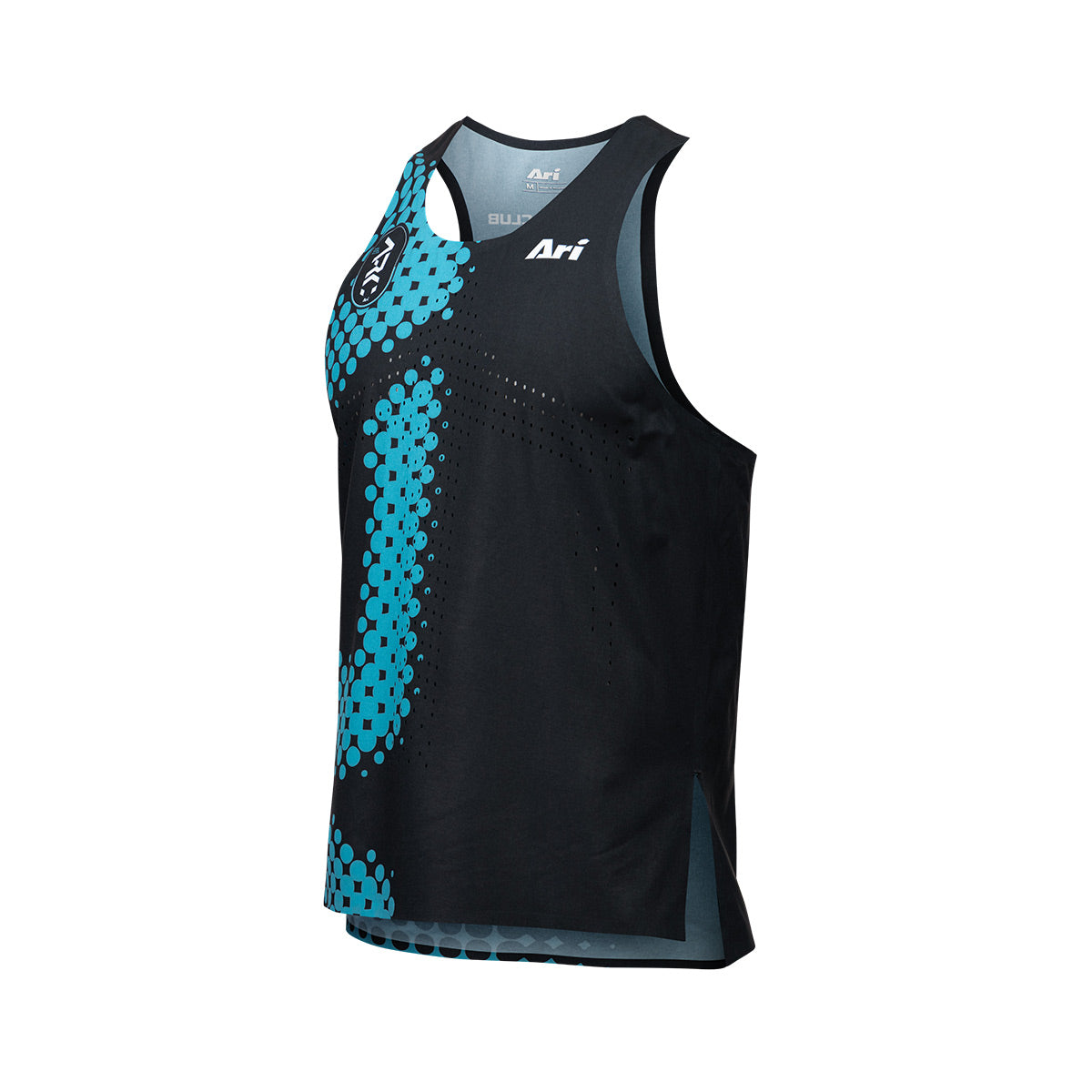 Ari Elite Arc Ultralight Running Tank Black Blue Silver