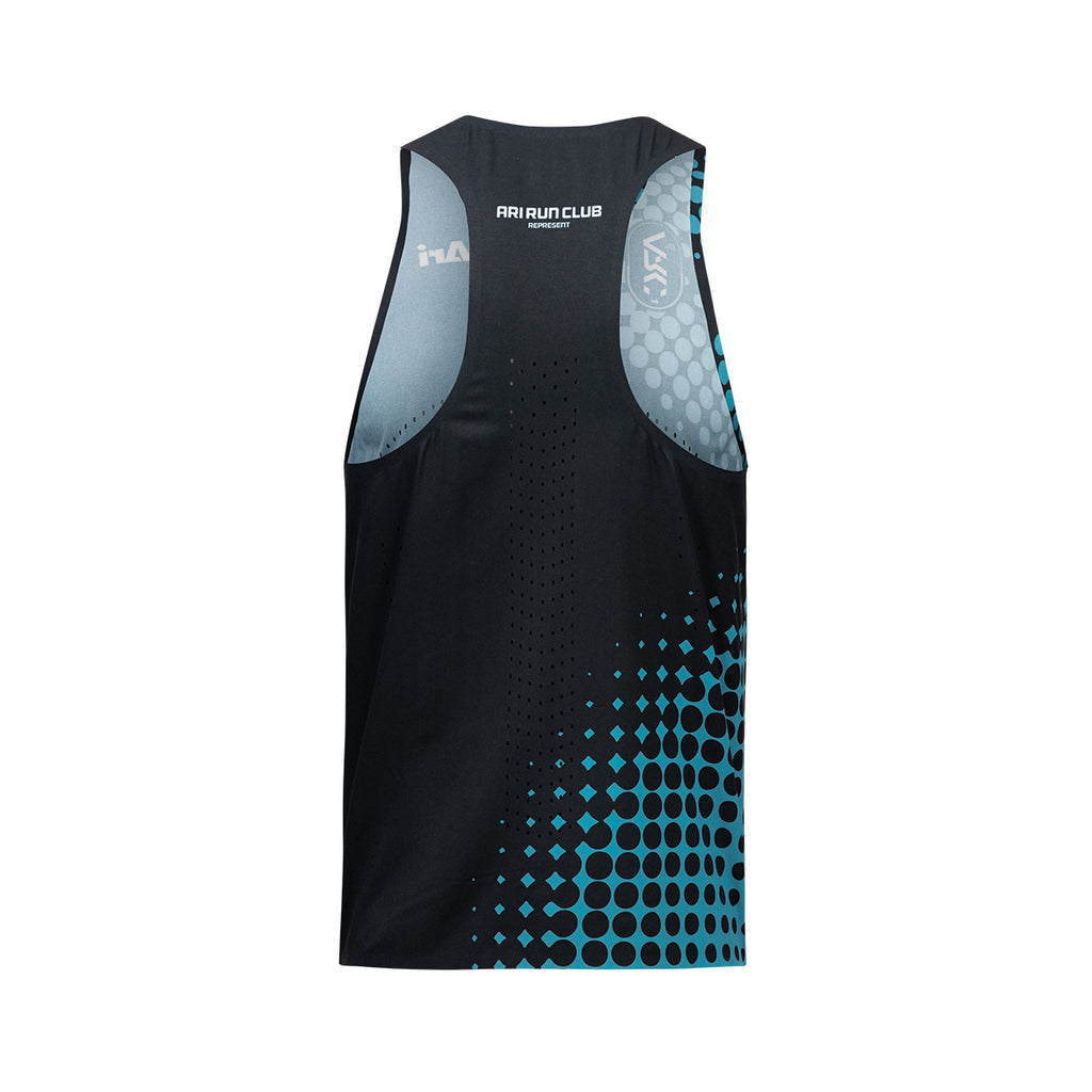 Ari Elite Arc Ultralight Running Tank Black Blue Silver