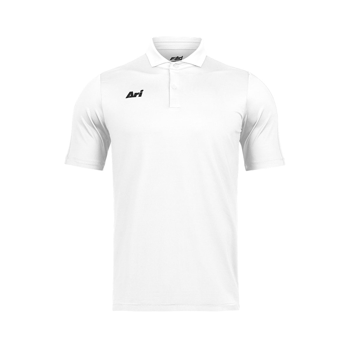 ARI ELITE POLO  -  WHITE/BLACK