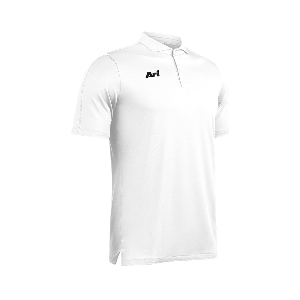 ARI ELITE POLO  -  WHITE/BLACK