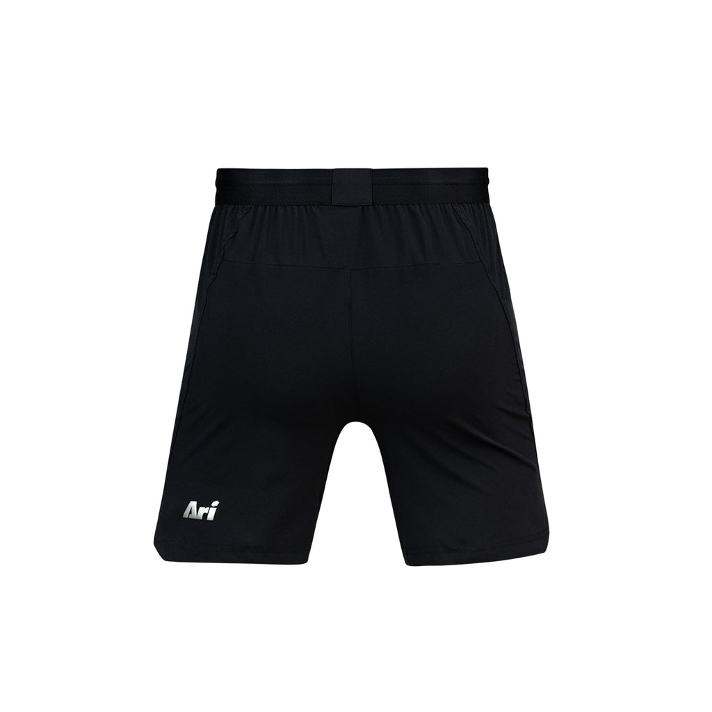 ARI ELITE TEAM SHORTS - BLACK/SILVER
