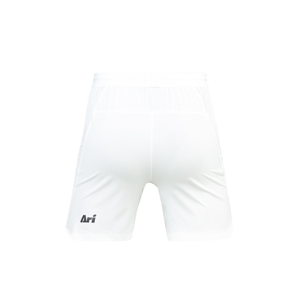 ARI ELITE TEAM SHORTS - WHITE/BLACK