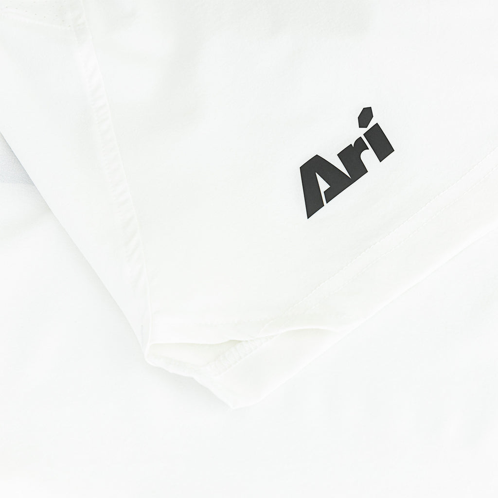 ARI ELITE TEAM SHORTS - WHITE/BLACK