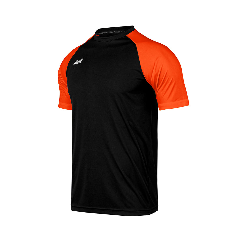ARI ESSENTIAL 2TONES TEAM JERSEY - BLACK/BLACK/NEON ORANGE