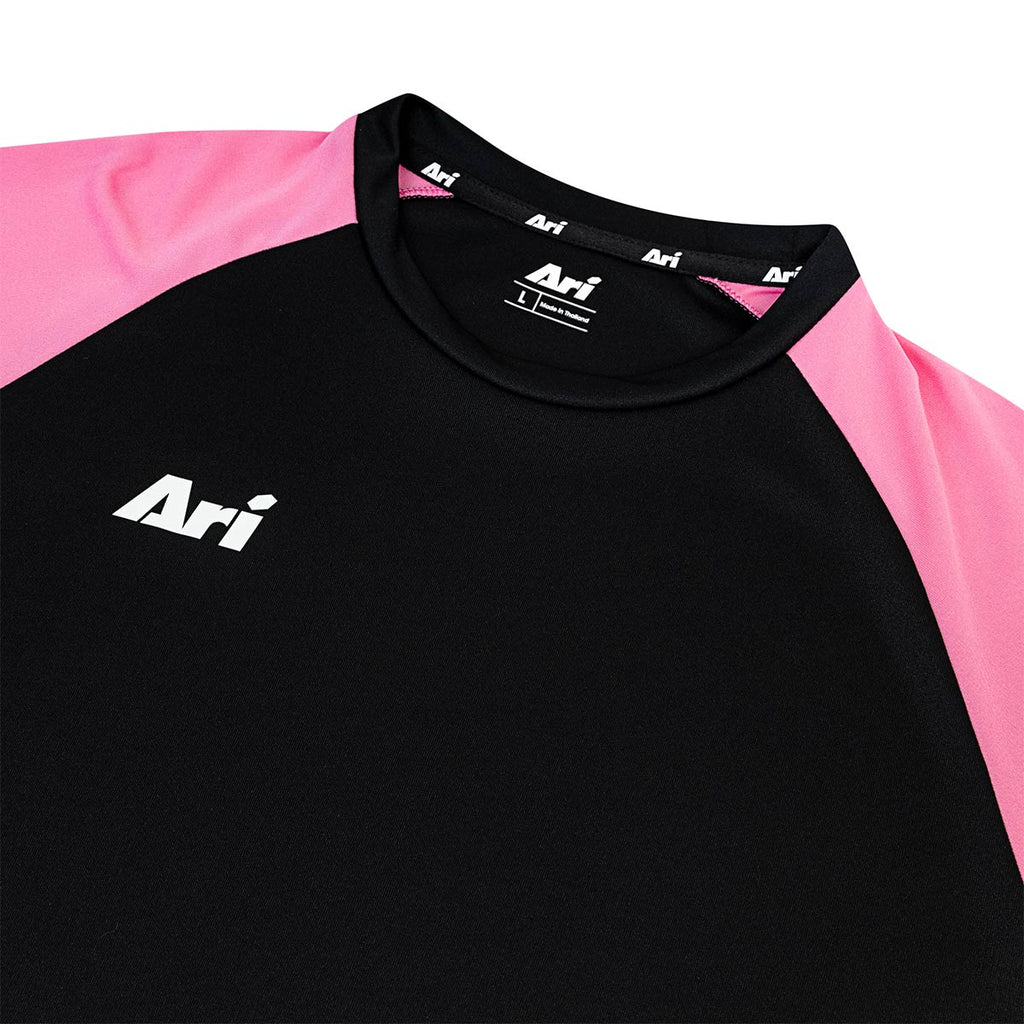 ARI ESSENTIAL 2TONES TEAM JERSEY - BLACK/PINK/WHITE