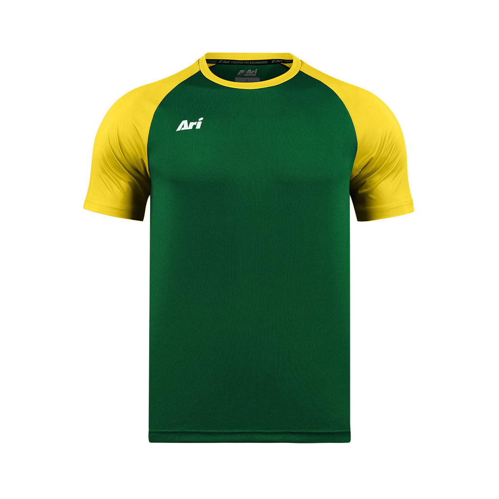 ARI ESSENTIAL 2TONES TEAM JERSEY - GREEN/YELLOW
