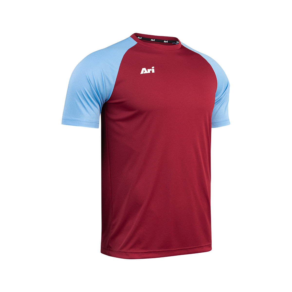 ARI ESSENTIAL 2TONES TEAM JERSEY - MAROON/LIGHT BLUE/WHITE