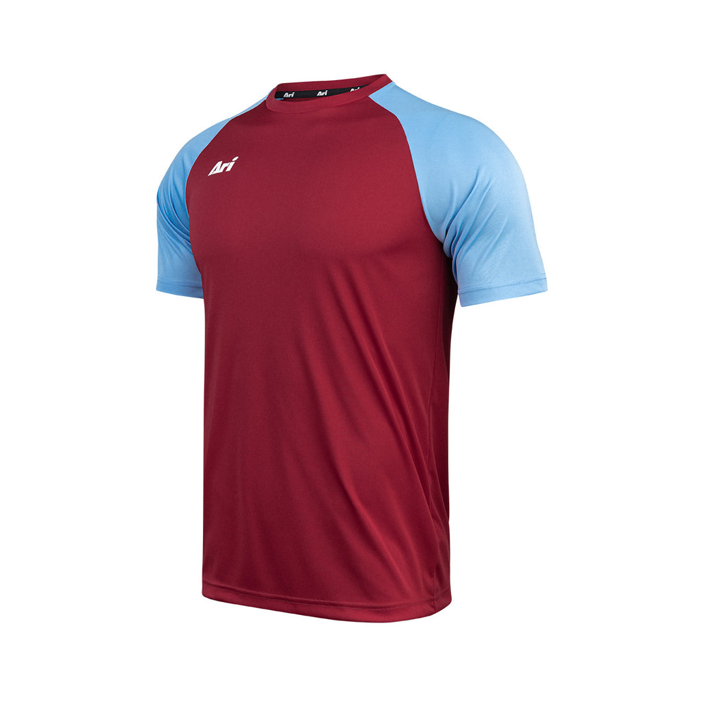ARI ESSENTIAL 2TONES TEAM JERSEY - MAROON/LIGHT BLUE/WHITE