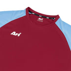 ARI ESSENTIAL 2TONES TEAM JERSEY - MAROON/LIGHT BLUE/WHITE