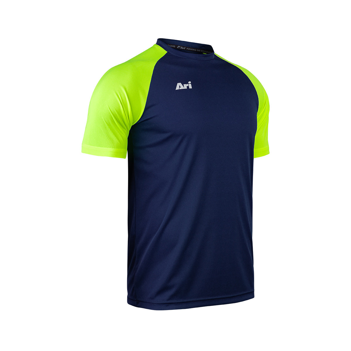 ARI ESSENTIAL 2TONES TEAM JERSEY - NAVY/NAVY/NEON GREEN