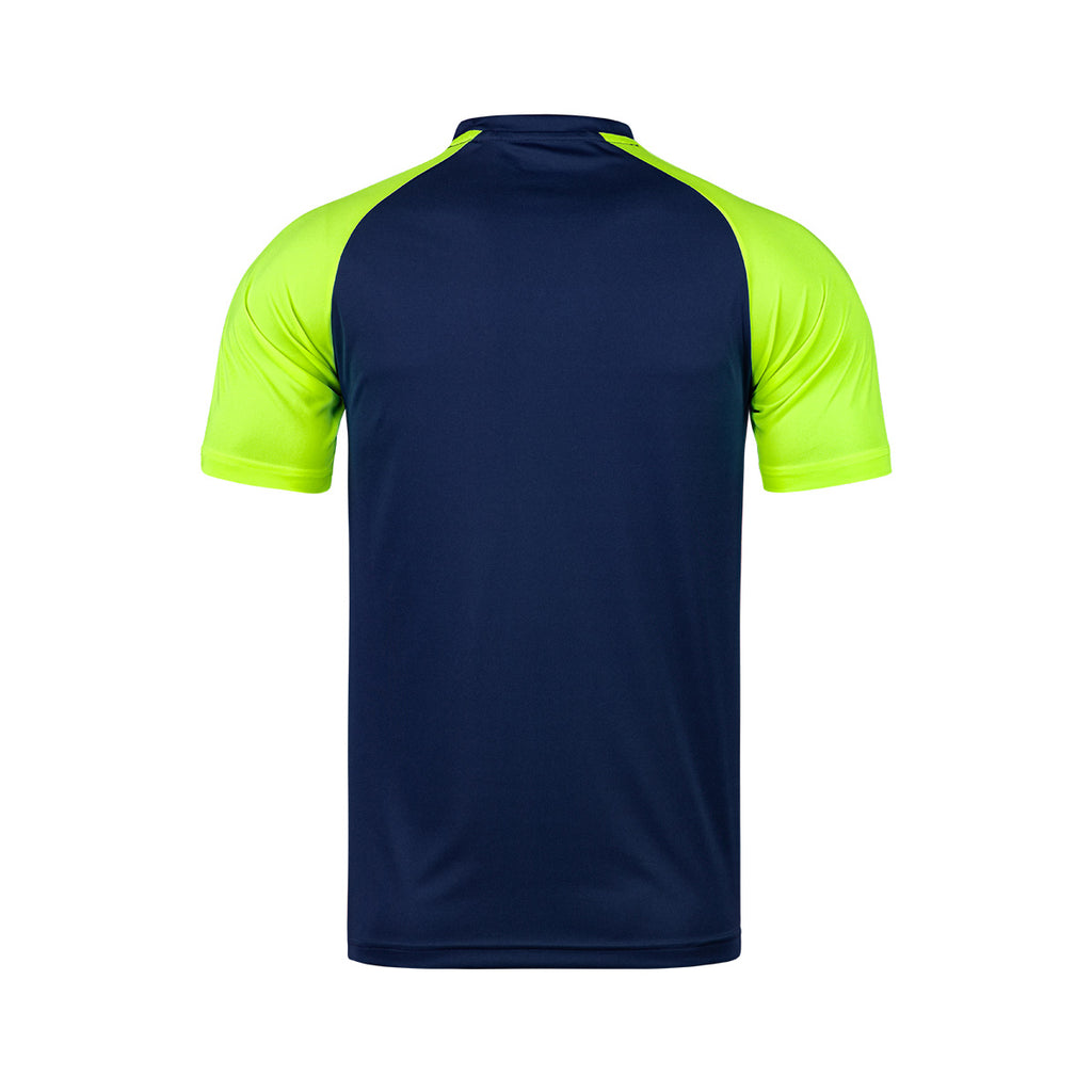 ARI ESSENTIAL 2TONES TEAM JERSEY - NAVY/NAVY/NEON GREEN