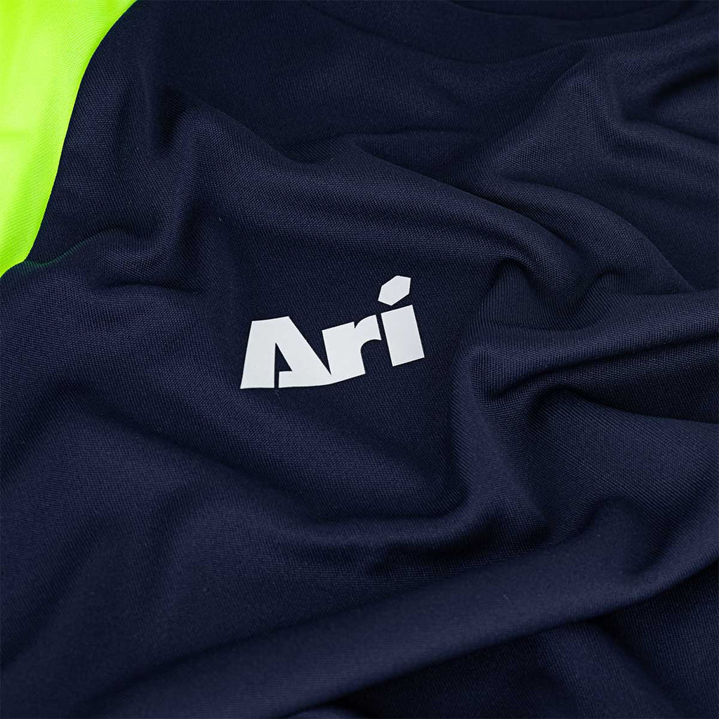 ARI ESSENTIAL 2TONES TEAM JERSEY - NAVY/NAVY/NEON GREEN