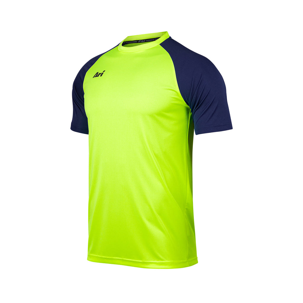ARI ESSENTIAL 2TONES TEAM JERSEY - NEON GREEN/NEON GREEN/NAVY