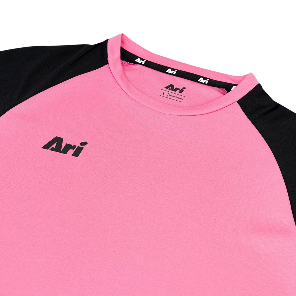 ARI ESSENTIAL 2TONES TEAM JERSEY - PINK/BLACK/BLACK
