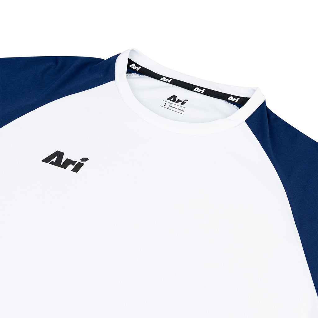 ARI ESSENTIAL 2TONES TEAM JERSEY - WHITE/DARK NAVY/BLACK