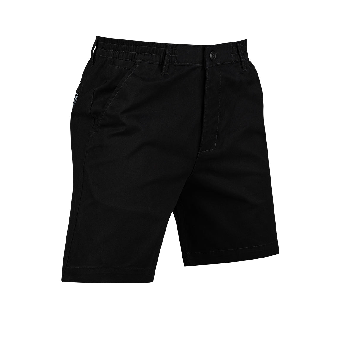 ARI ESSENTIAL CHINO SHORTS - BLACK/BLACK/WHITE