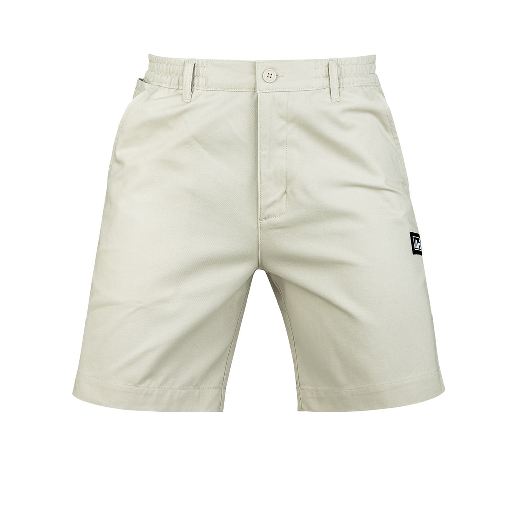 ARI ESSENTIAL CHINO SHORTS - BONE/BLACK/WHITE