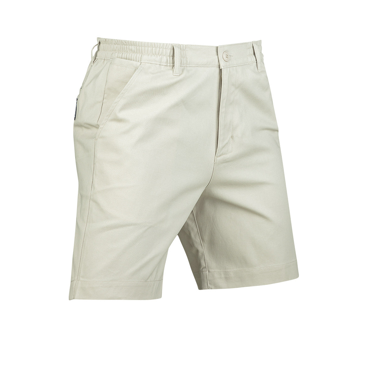 ARI ESSENTIAL CHINO SHORTS - BONE/BLACK/WHITE