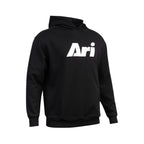 ARI ESSENTIAL HOODIE - BLACK/WHITE/BLACK