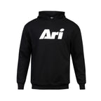ARI ESSENTIAL HOODIE - BLACK/WHITE/BLACK