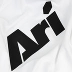 ARI ESSENTIAL HOODIE - WHITE/BLACK/WHITE