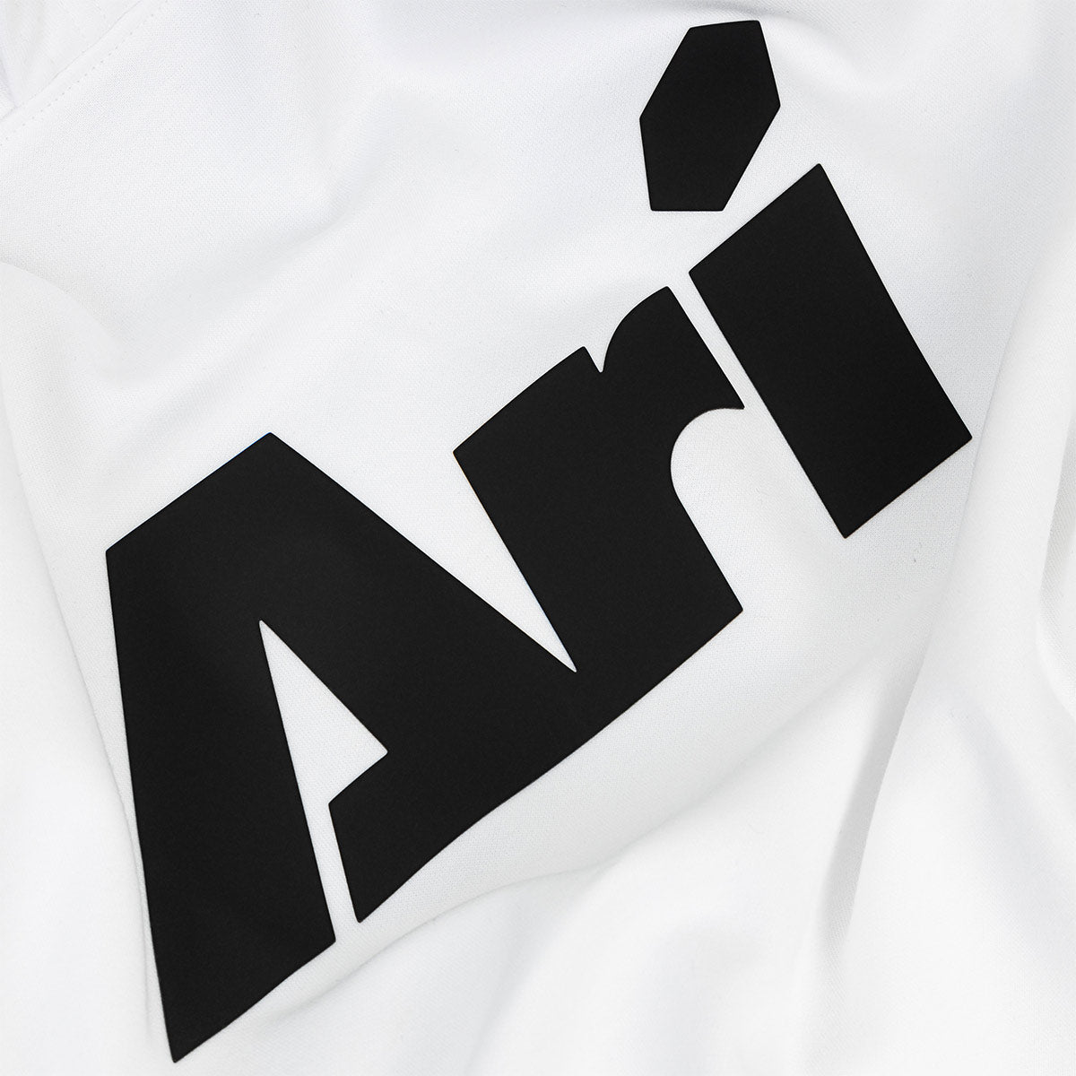 ARI ESSENTIAL HOODIE - WHITE/BLACK/WHITE