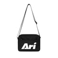 ARI ESSENTIAL MINI MESSENGER BAG - BLACK/WHITE/BLACK