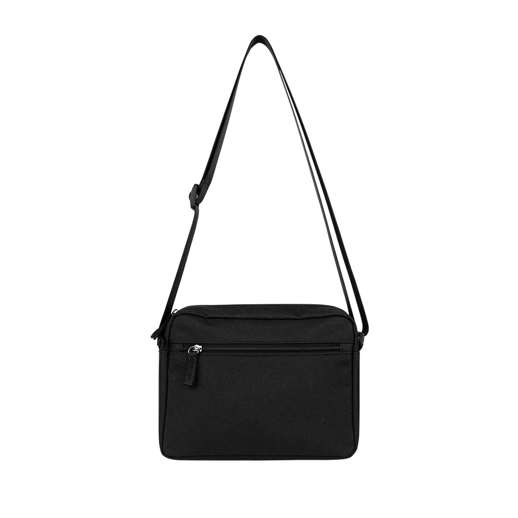 ARI ESSENTIAL MINI MESSENGER BAG - BLACK/WHITE/BLACK