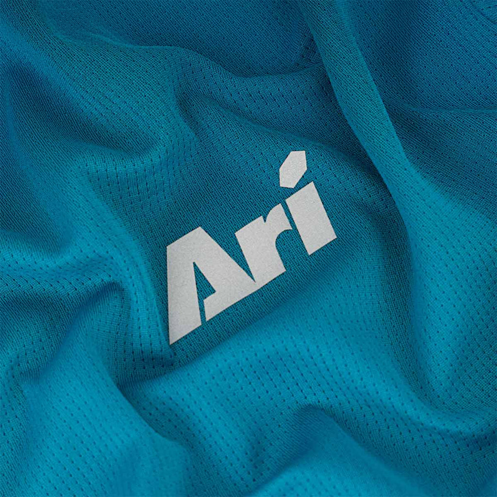 Ari Essential Neat Women Running Tee Blue White Blue
