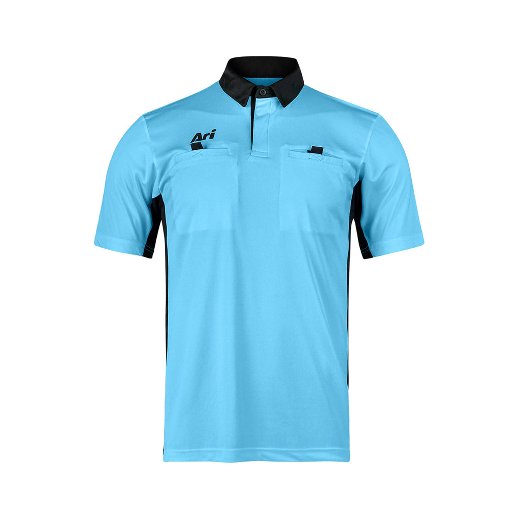 ARI ESSENTIAL REFEREE JERSEY - LIGHT BLUE/LIGHT BLUE/BLACK