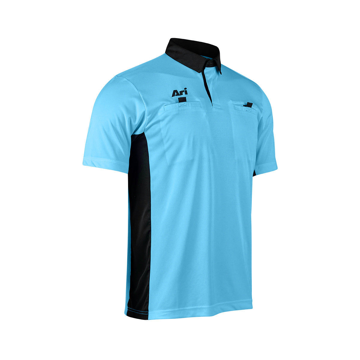 ARI ESSENTIAL REFEREE JERSEY - LIGHT BLUE/LIGHT BLUE/BLACK