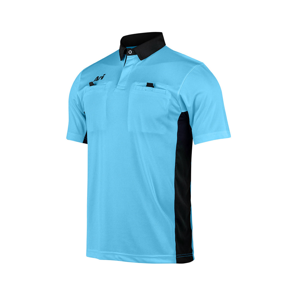 ARI ESSENTIAL REFEREE JERSEY - LIGHT BLUE/LIGHT BLUE/BLACK