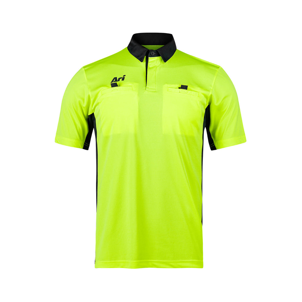 ARI ESSENTIAL REFEREE JERSEY - NEON GREEN/NEON GREEN/BLACK