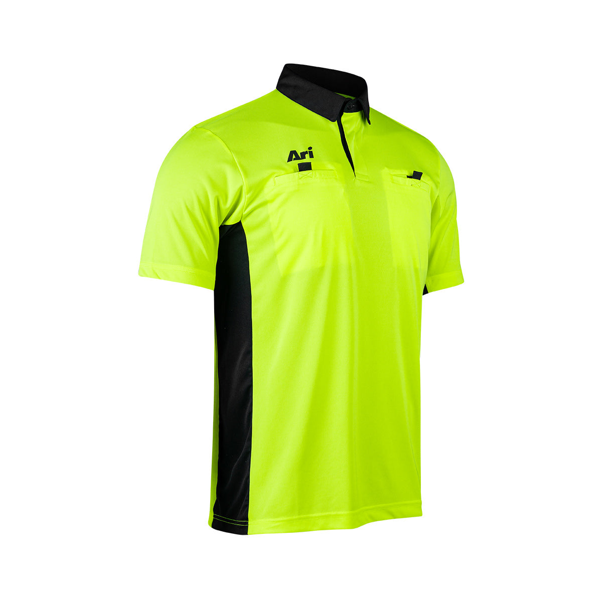 ARI ESSENTIAL REFEREE JERSEY - NEON GREEN/NEON GREEN/BLACK