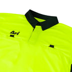 ARI ESSENTIAL REFEREE JERSEY - NEON GREEN/NEON GREEN/BLACK