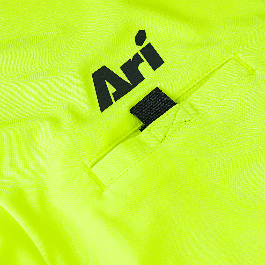 ARI ESSENTIAL REFEREE JERSEY - NEON GREEN/NEON GREEN/BLACK