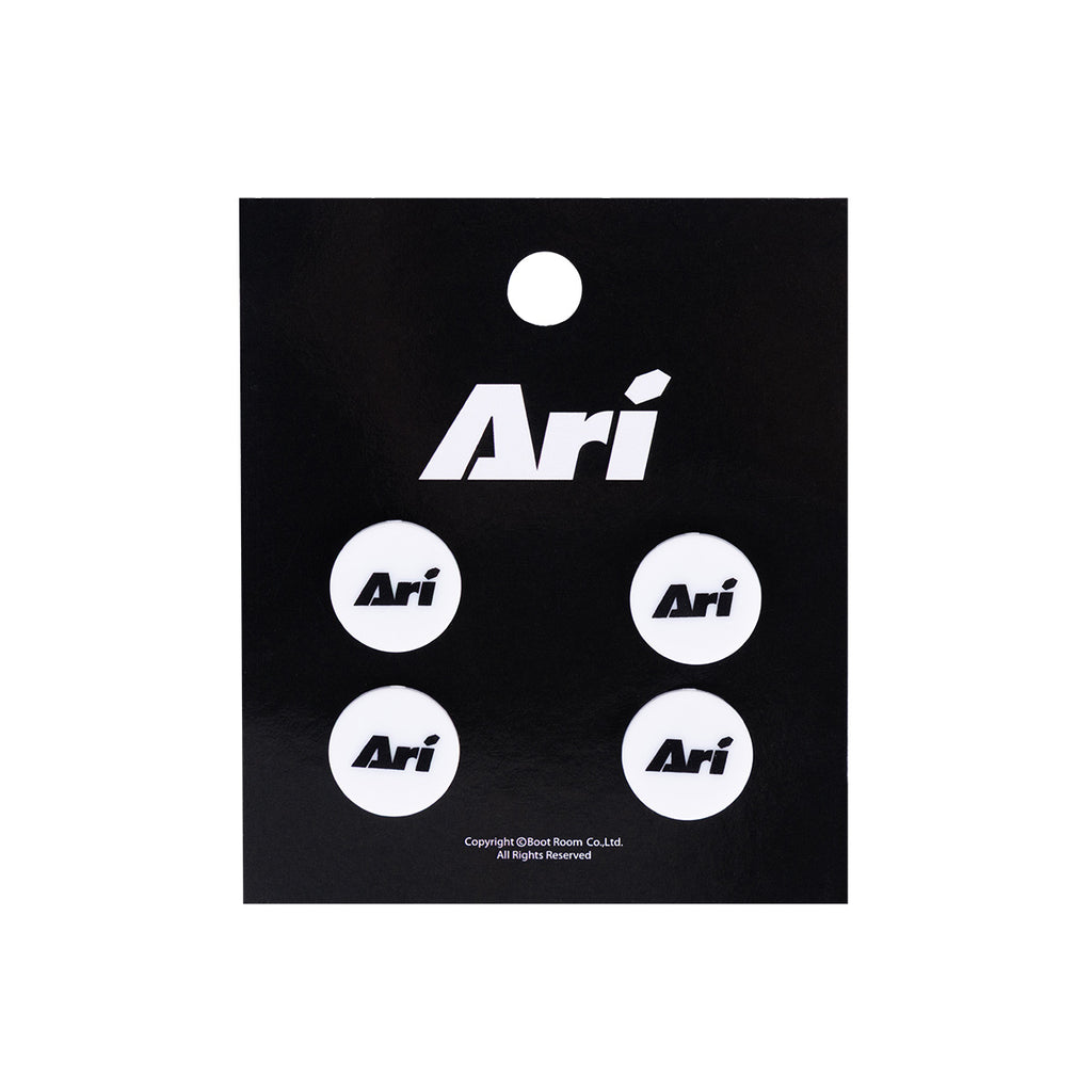 Ari Essential Running Bib Snap White Black White