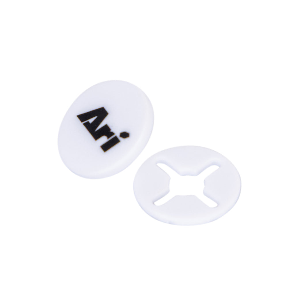 Ari Essential Running Bib Snap White Black White