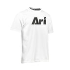 ARI ESSENTIAL SIGNATURE TEE - WHITE/BLACK/BLACK