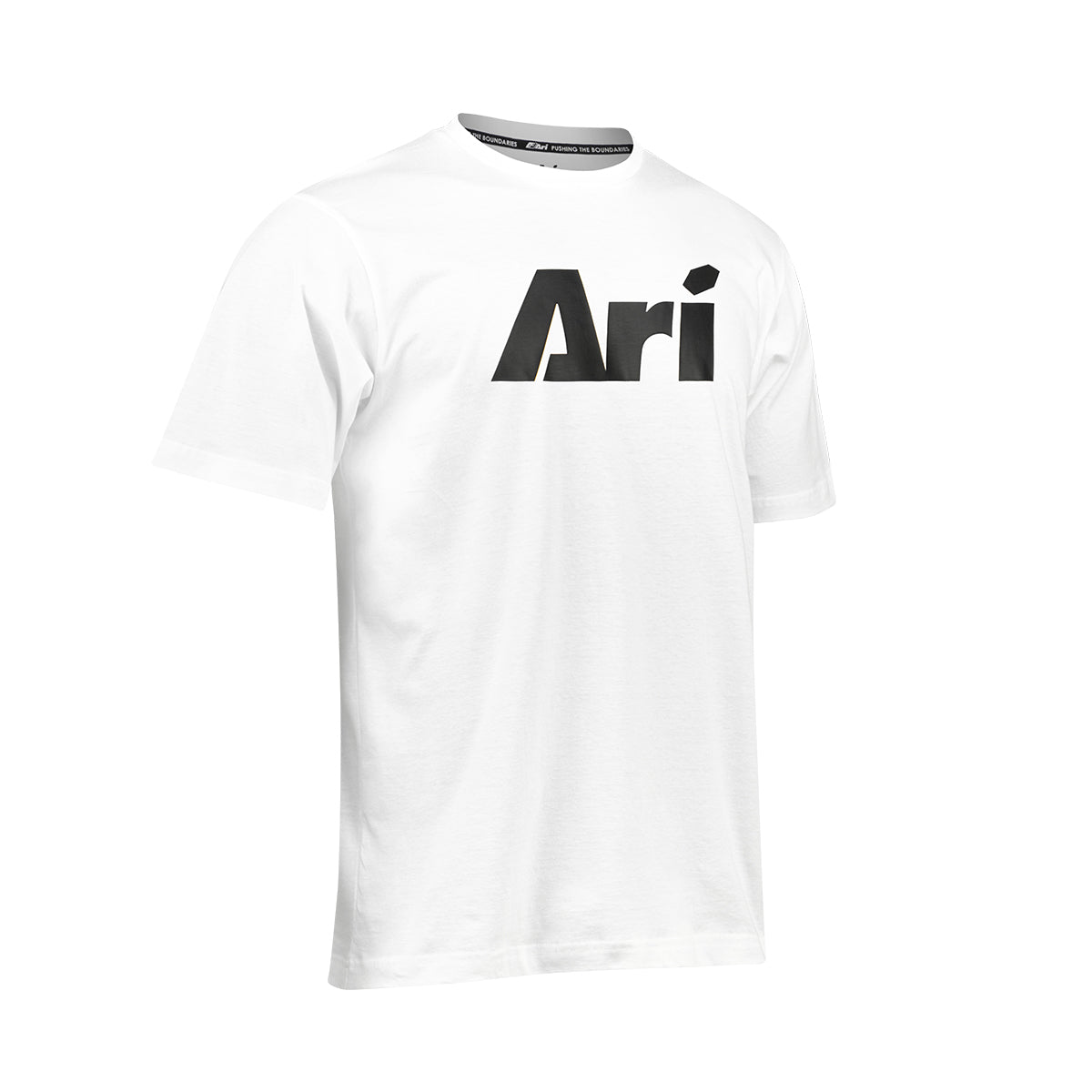 ARI ESSENTIAL SIGNATURE TEE - WHITE/BLACK/BLACK