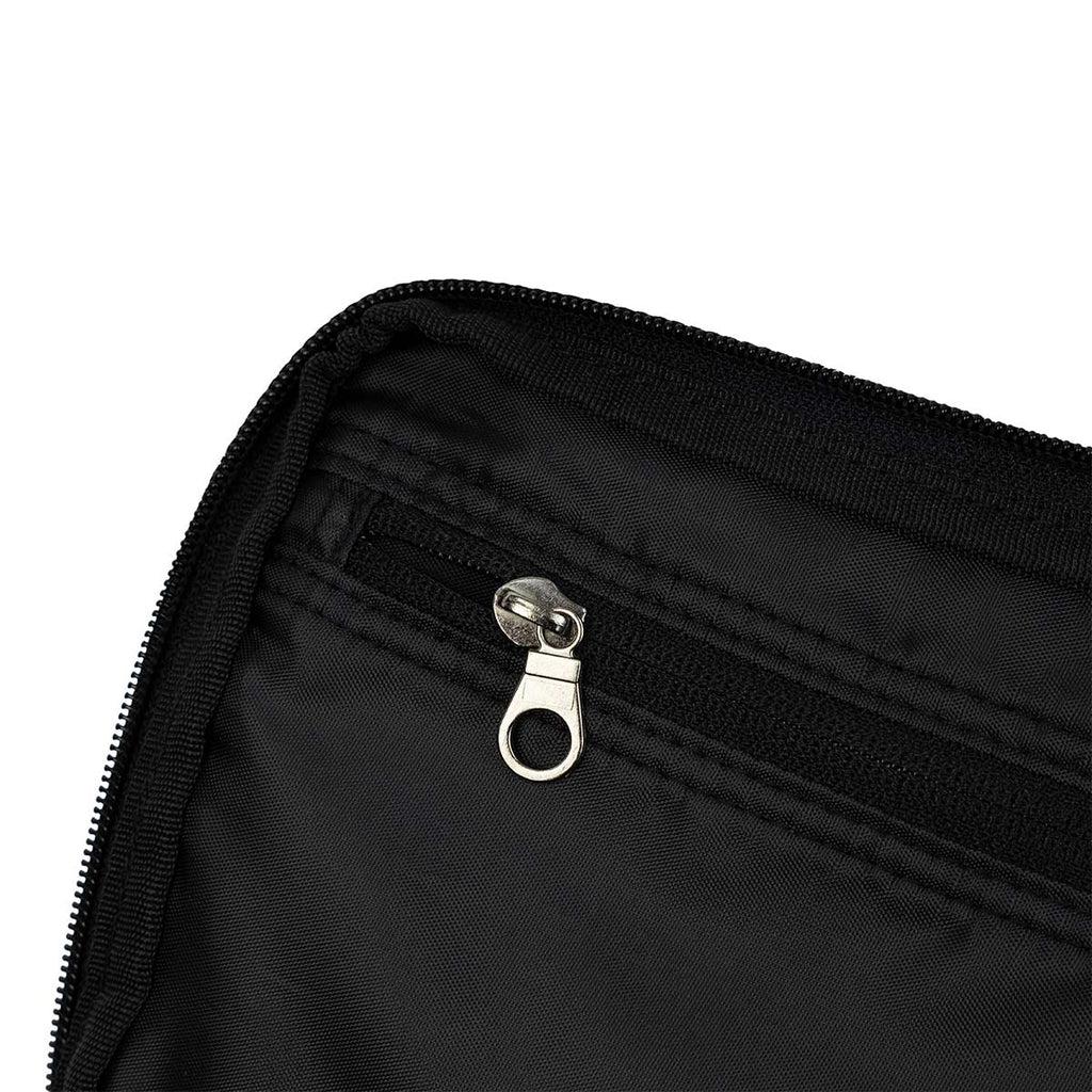 ARI ESSENTIAL TOILETRY BAG - BLACK/BLACK/WHITE