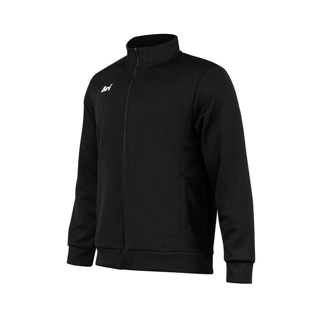 ARI ESSENTIAL TRACK JACKET - BLACK/BLACK/WHITE