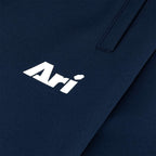 ARI ESSENTIAL TRACK PANTS - NAVY/NAVY/WHITE