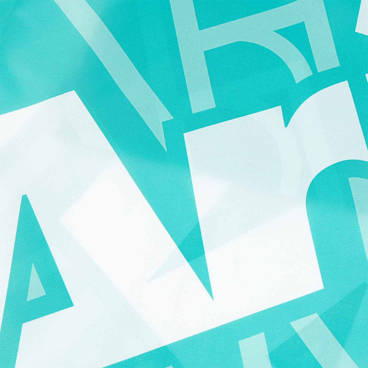 ARI ESSENTIAL URBAN TYPO GYMSACK - GREEN/WHITE/TURQUOISE