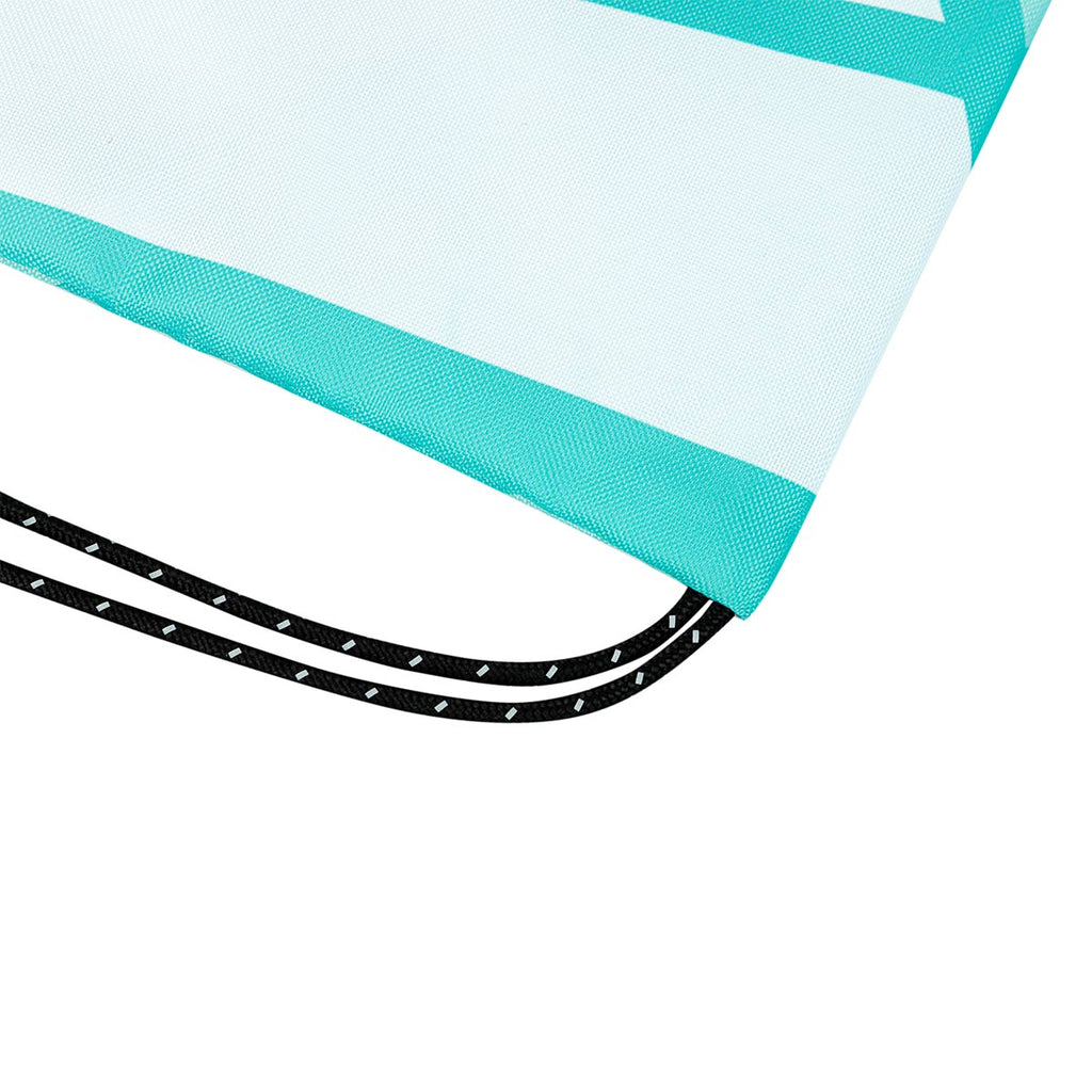 ARI ESSENTIAL URBAN TYPO GYMSACK - GREEN/WHITE/TURQUOISE